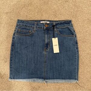 O2 Denim Classic Blue Mini Skirt
